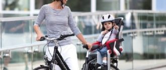 Cum să alegeți un scaun pentru biciclete pentru copii - recomandări