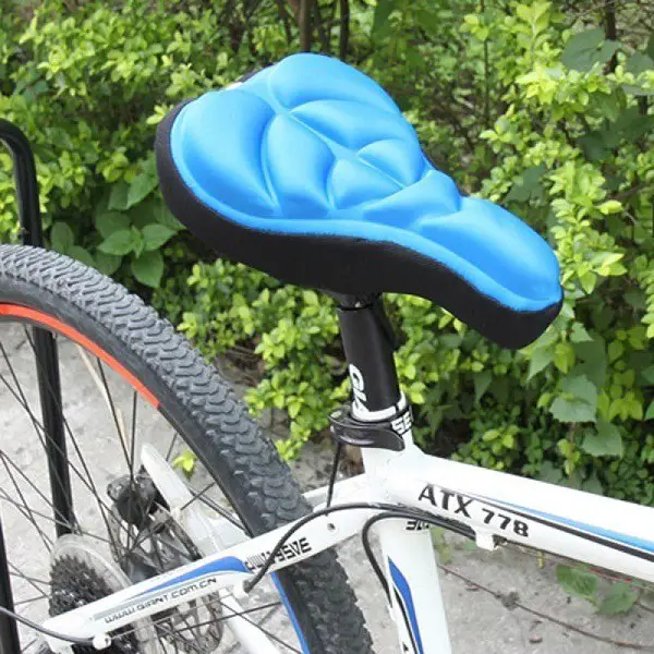 șa de bicicletă realizată din perne de gel