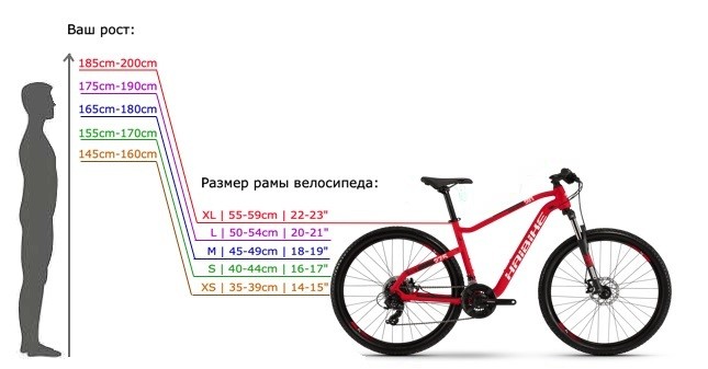 dimensiunea cadrului bicicletei în funcție de înălțime